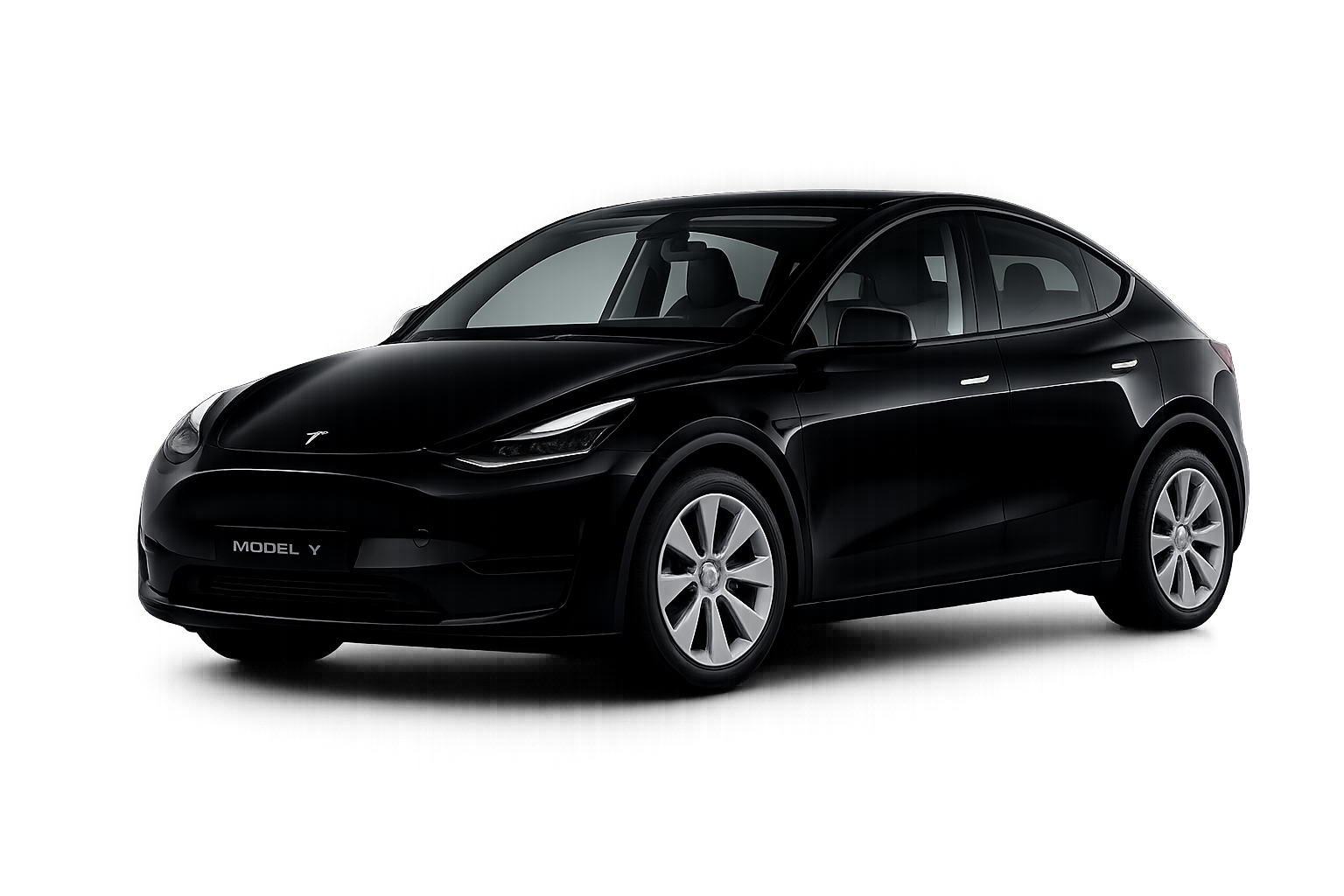 Tesla Model Y noire Eco avec chauffeur privé Driver of the King à Paris